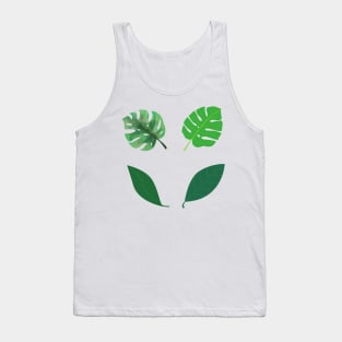 green leaves bundle design Tank Top